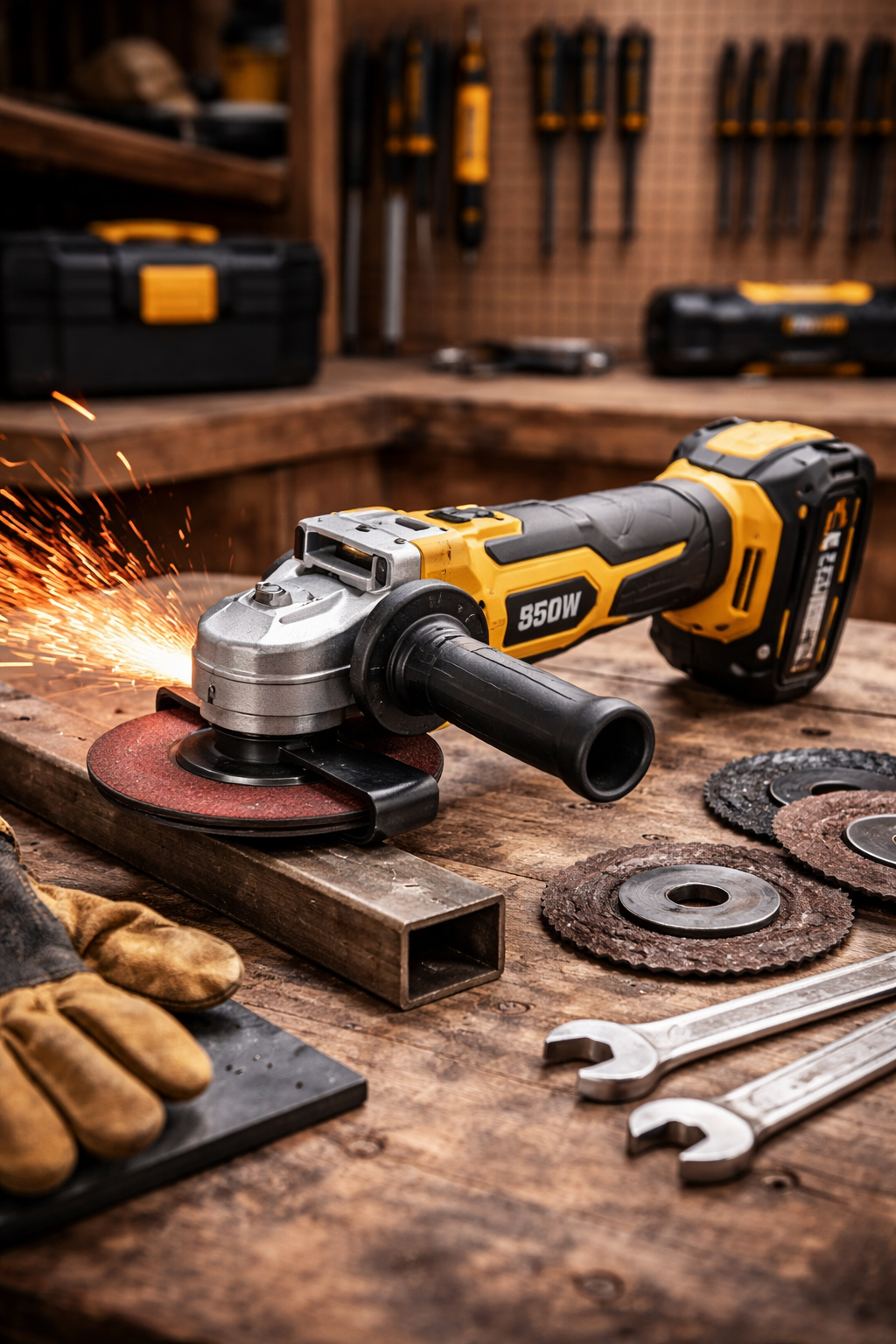 Cordless Angle Grinder 850W Heavy Duty