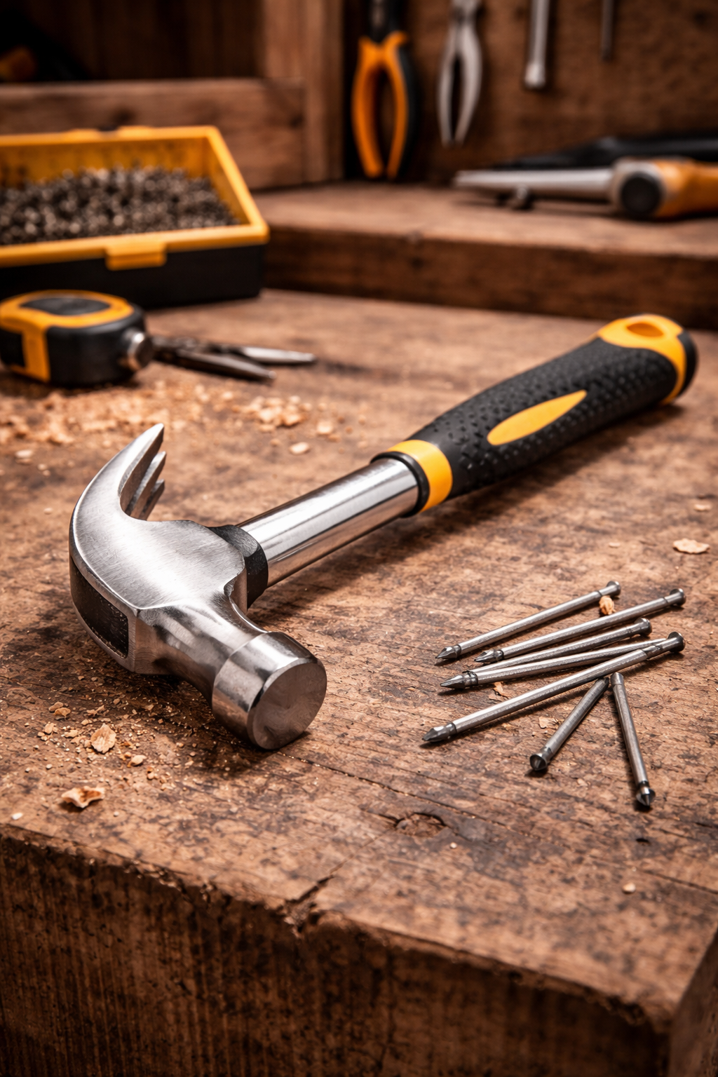 Heavy Duty Claw Hammer Steel Grip 16oz