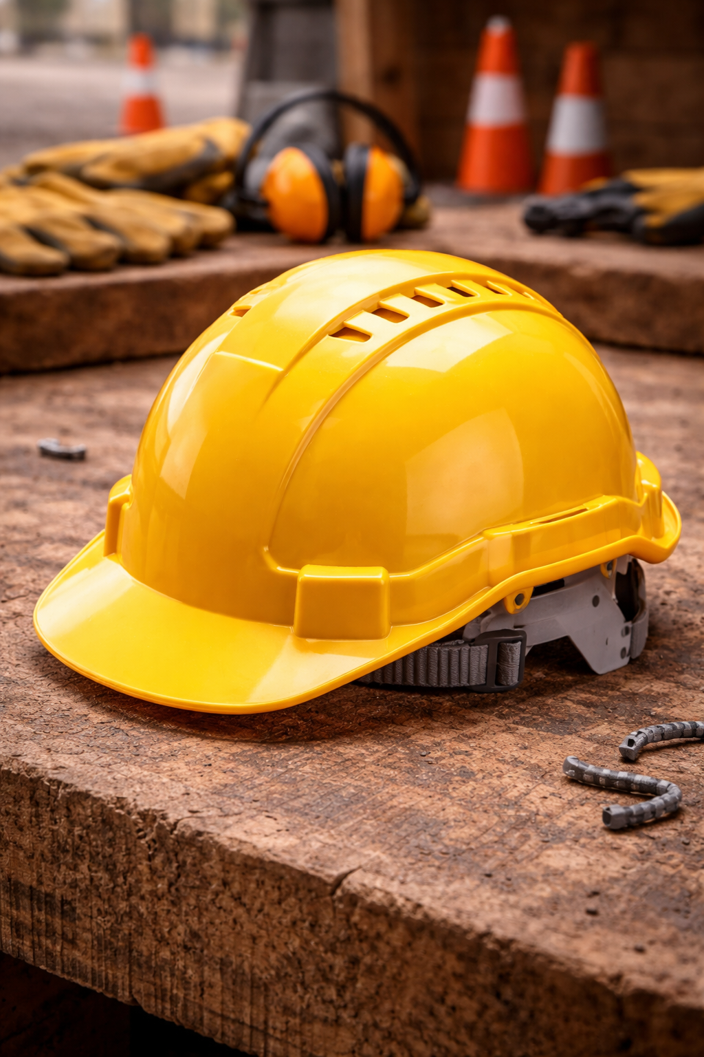 Industrial Safety Helmet ABS Adjustable