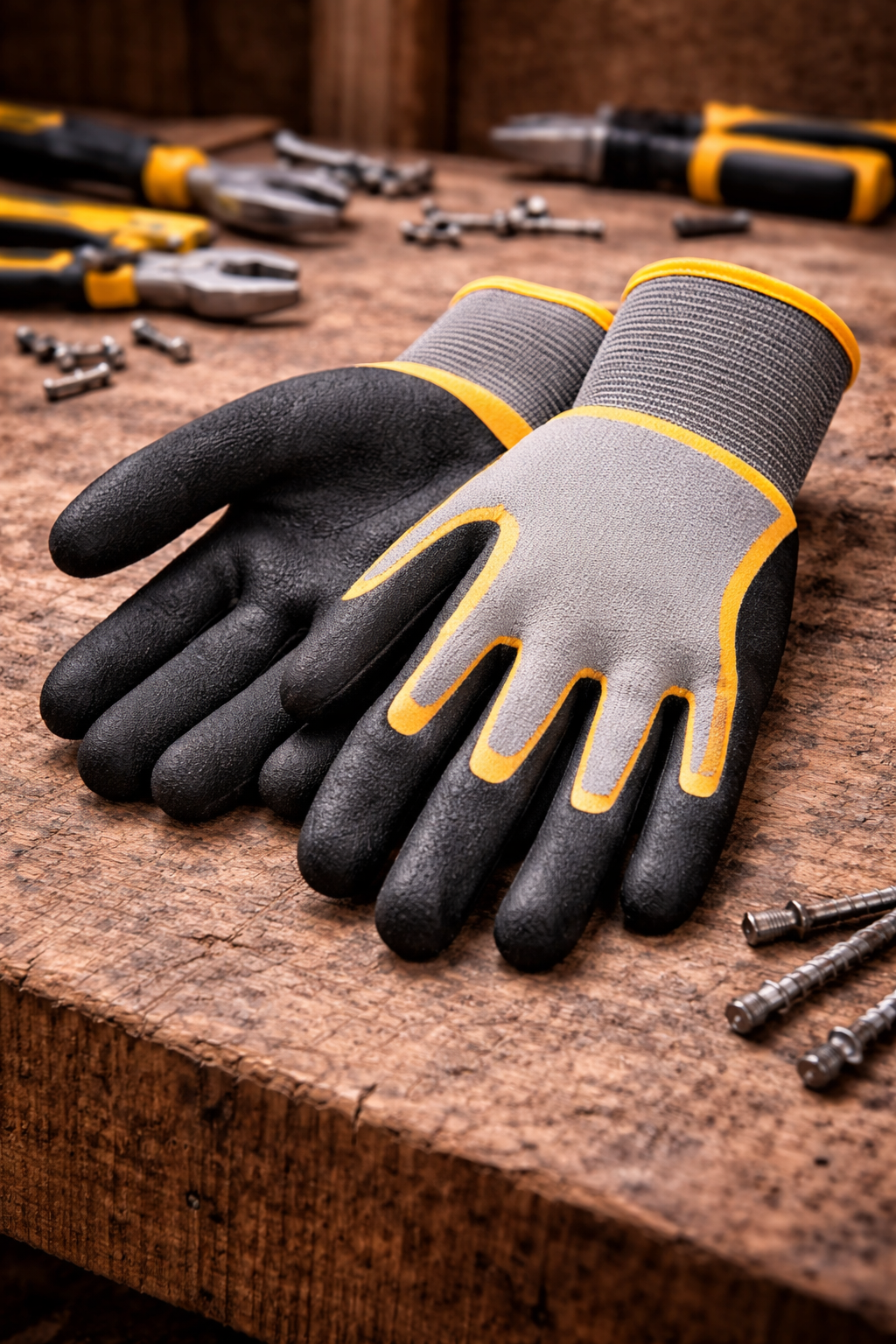 Anti-Slip Safety Gloves Industrial Grip