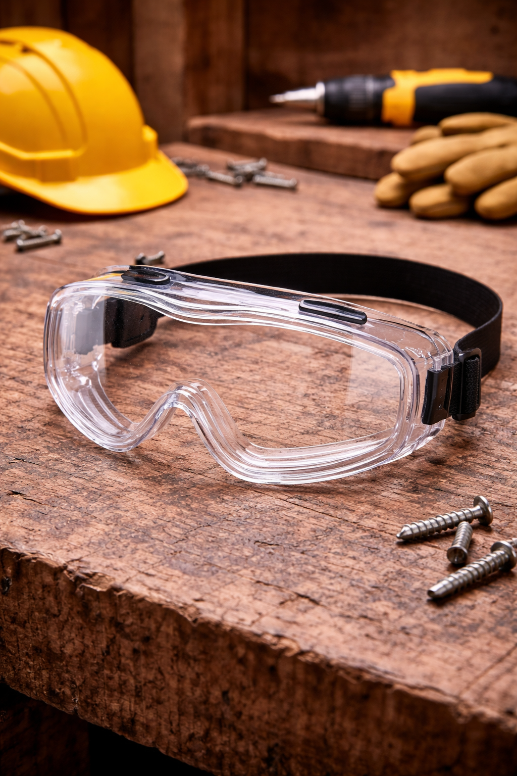 Protective Safety Goggles Anti-Fog Clear Vision