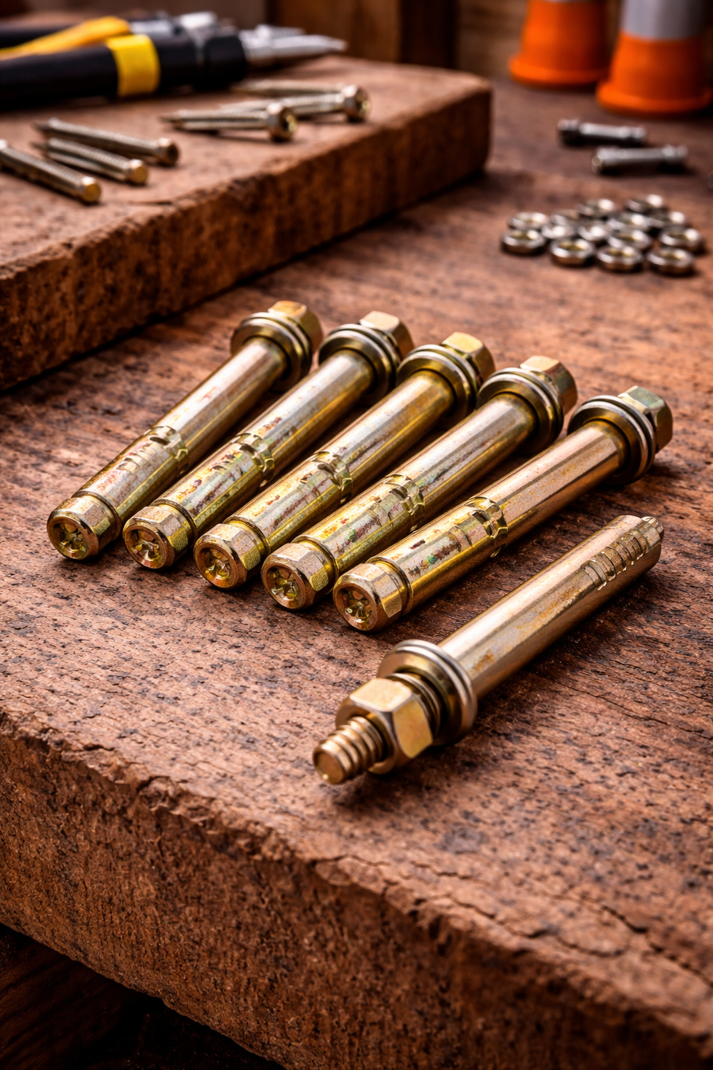 Heavy Duty Wall Anchor Bolt Set 10mm