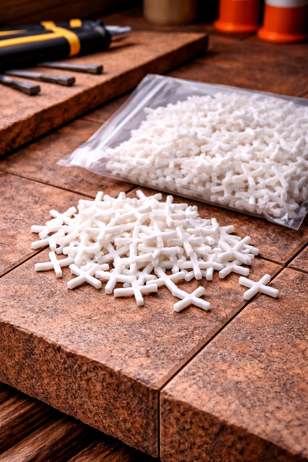 Premium Tile Spacer Set 100 Pieces 2mm